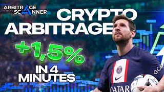 Crypto Arbitrage — all you need to know  Case on PSG token 15 just in 4 minutes [upl. by Asiul]