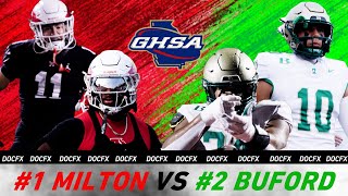 1 Milton vs 2 Buford GOES DOWN TO THE WIRE 😤🔥 GHSA GAME OF THE WEEK🔥 MUST WATCH [upl. by Peterman]