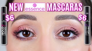 New Essence 24ever Bold Volume Mascara Vs Essence 24ever Defined Volume Mascara  Wear test Review [upl. by Siramaj564]