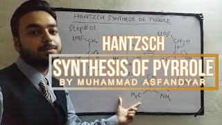 Hantzsch Synthesis of Pyrrole [upl. by Wylen331]