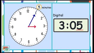 Telling the Time for Kids To the Minute [upl. by Etep]