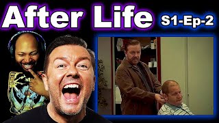 After Life Season 1 Episode 2 Reaction [upl. by Enieledam]