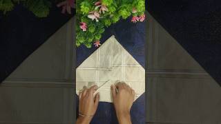 How To Fold Napkins Napkins artNapkin Folding🌸flowers art tutorial tending shorts short [upl. by Stavro]