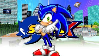 Sonic X recreated in Sonic Robo Blast 2 [upl. by Eelanna]