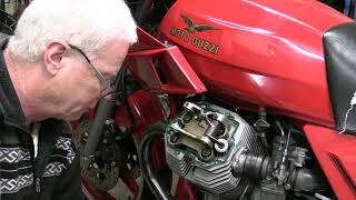 Moto Guzzi Le Mans 1000 Pushrod Problem [upl. by Esoryram168]