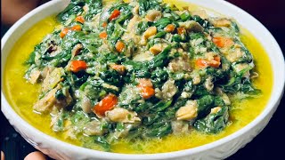 COMMENT CUISINER LES ÉPINARDS VERTS SANS BICARBONATE  LÉGUME VERT CONGOLAISE À LA CUISINE [upl. by Nevyar]