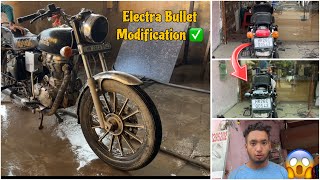 Finally Electra 350 Modification Starts ✅🔥l TailLight Smoke 🤩 ll Vlog 68 [upl. by Atekihc]