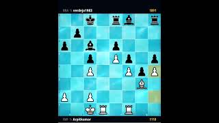 Chess shorts1 chess gaming games gameplay chessgames shorts shortvideo short viralvideo [upl. by Nirda]