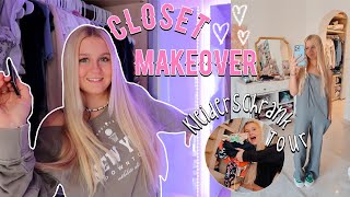 Closet Makeover amp Kleiderschrank Tour I MaVie Noelle [upl. by Romy300]