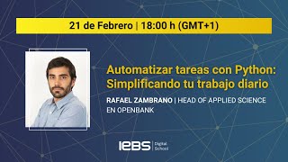 Automatizar tareas con Python Simplificando tu trabajo diario  Rafael Zambrano [upl. by Anawaj]