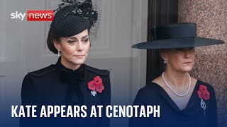 Royals lead Remembrance Sunday event at Cenotaph [upl. by Gnim]