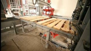 Techmatik  Podajnik palet handlowych  Pallet dispenser [upl. by Augie]