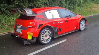 Citroën C3 WRC Bútor Robi teszt Cered 2023 [upl. by Ailsun]