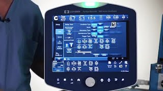 Puritan Bennett™ 980 Ventilator Basic Lesson Pinning the Screen and Opacity [upl. by Enyaht]