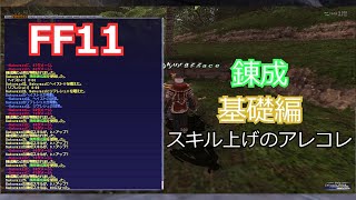 【FF11】錬成基礎編 ～スキル上げのアレコレ～ 初心者向け【錬成】 [upl. by Alegnatal]