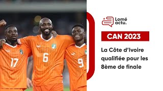 CAN 2023  La Côte dIvoire qualifiée pour les 8ᵉ de Finale [upl. by Navaj]