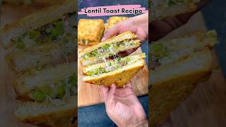 Lentil Toast Recipe  Sandwich Recipe  Breakfast Recipe  Snack Recipe  Cooking CH [upl. by Jaynes853]