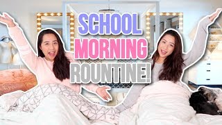 TWIN SCHOOL MORNING ROUTINE  Caleon Twins [upl. by Olra]