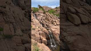 Hidden waterfall in the Wichita Mountains [upl. by Aneled]