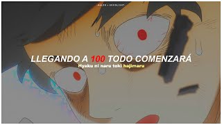 Mob Psycho 100 S2 Opening  999  Sub Español ft Goodlight1 『AMV』♡ [upl. by Hoxie603]