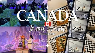 🍁CANADA Edmonton  Immersive Disney Animation Paris Baguette amp Wintery woods [upl. by Bashee560]