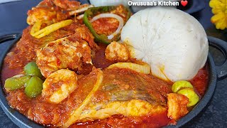 Simple Way to Make a Tasty Ghana Fante Fante Spicy Fresh Tilapia StewAuthentic Fish Pepper Sauce [upl. by Zora]