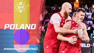 Polands 🇵🇱 Men Olympic Team  3x3 Basketball [upl. by Goldenberg]