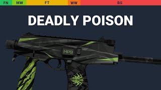 MP9 Deadly Poison  Skin Float And Wear Preview [upl. by Werner]