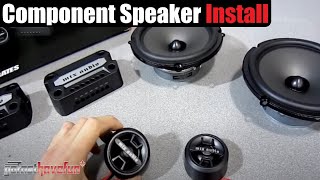 Component Speaker Installation  AnthonyJ350 [upl. by Alaik77]