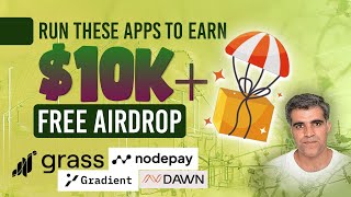 How to Farm FREE Airdrops with Browser Extensions amp Apps  Grass Nodepay Gradient Network DAWN [upl. by Googins]