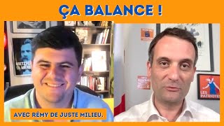 « La période qu’on vit est historique  » Rémy Juste Milieu et Florian Philippot [upl. by Laurena]