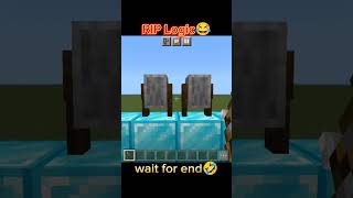 RIP Logic in Minecraft viralshorts [upl. by Retsek]