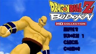 DBZ Budokai 1 HD PS3  Nappas Cancel Combos [upl. by Nuaj966]