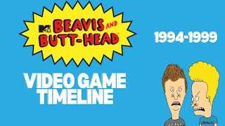 The Beavis and Butthead Games 19941999  Timeline and History [upl. by Haelam700]