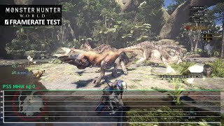 PS5 Frame Rate  Monster Hunter World 4k 60 [upl. by Acinnor159]