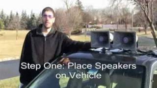 How to Set up the Sound Cruiser™ Car PA System from AmpliVox™ [upl. by Nedah644]