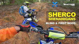 24 Sherco 300 SE Factory Break In Ride [upl. by Drofla]