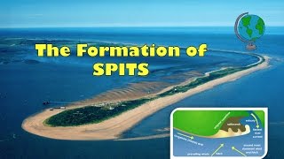 How Coastal Spits are formed  labelled diagram and explanation [upl. by Suirred]