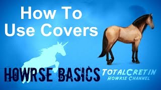 How To Use Covers  Howrse Basics [upl. by Eilrahc]