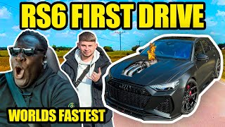 FIRST DRIVE IN THE WORLDS FASTEST AUDI RS6 C8 1100 BHP [upl. by Vaish]