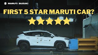 MARUTI SUZUKI FRONX CRASH TEST VIDEO IS LIVE [upl. by Atnoed144]