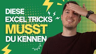 5 EXCEL TRICKS DIE DU KENNEN MUSST [upl. by Ecilahs678]