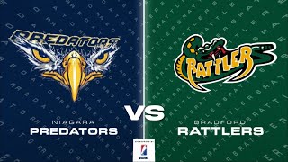 Bradford Rattlers vs Niagara Predators Nov 3 2024 [upl. by Iderf]