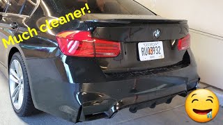 BEST WAY to DEBADGE your BMW F30 F80 E39E46 E36 E90 and more [upl. by Rimidalg]