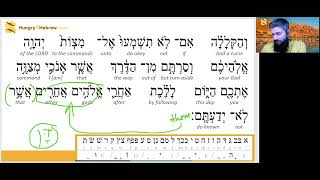 Reeh  Torah Portion Hebrew Study [upl. by Callista]