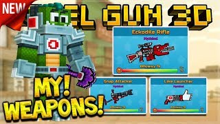 I HAVE MY OWN WEAPONS EVENT SET ADDED TO THE GAME EARLY GAMEPLAY  Pixel Gun 3D [upl. by Reppep]