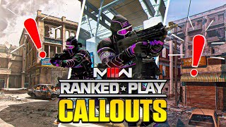 MW3 RANKED PLAY CALLOUT GUIDE Modern Warfare 3 Map Callouts [upl. by Parent992]