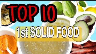 TOP 10 solid food for baby Masustansya at Easy to Prepare Puree for 6 months old baby [upl. by Vally193]