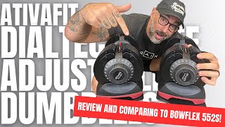 AtivaFit DialTech Elite Adjustable Dumbbells vs Bowflex SelectTech 552s A Comprehensive Review [upl. by Otto]