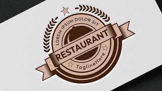 How to Create a Food and Restaurant Logo in Adobe Illustrator CC  StepbyStep Tutorial [upl. by Eniledgam]